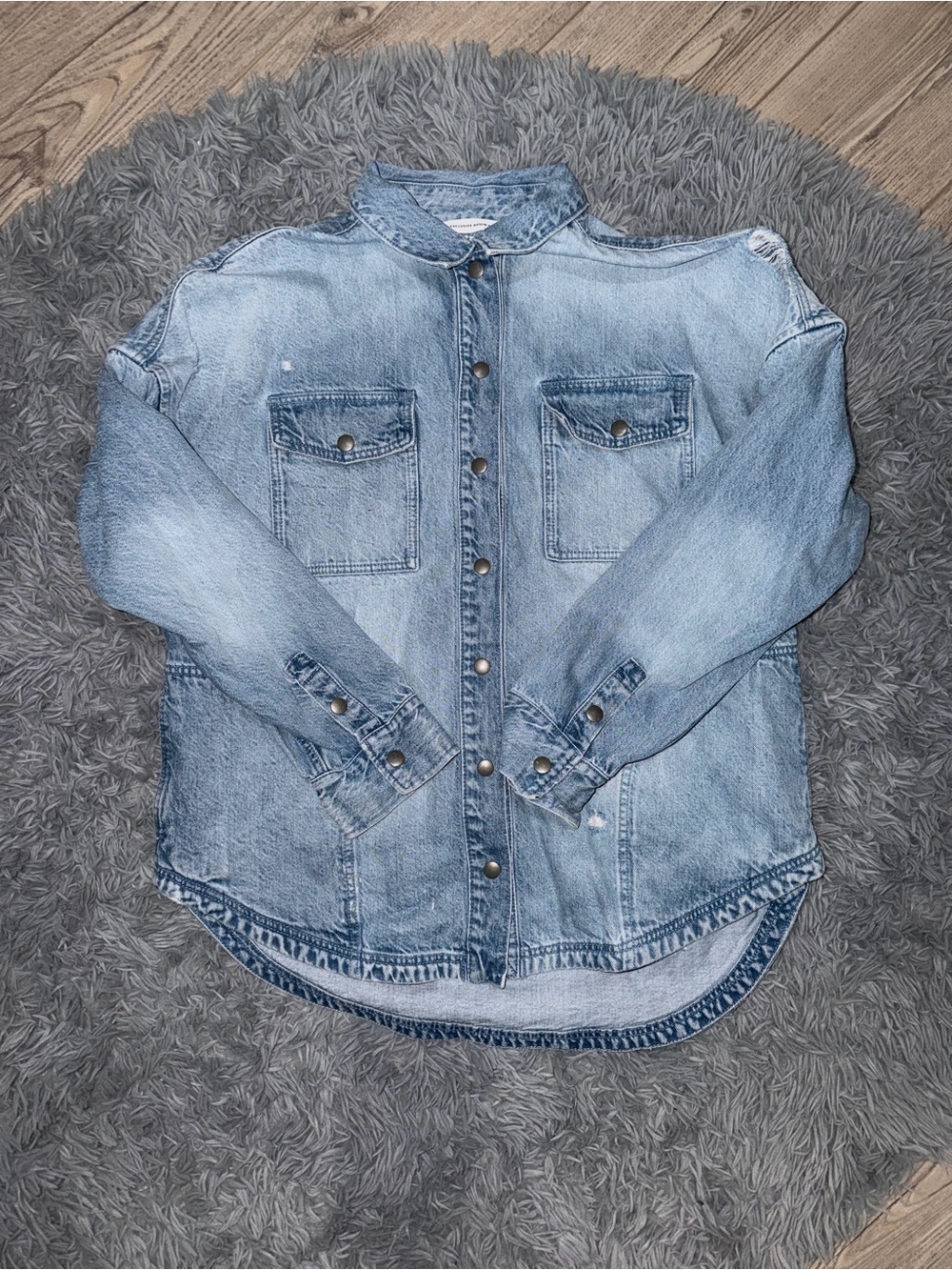 Offline by Aerie Oversized Denim Jean Jacket